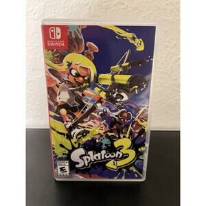 Authentic Replacement Case ONLY - Splatoon 3 Three - Nintendo Switch Box